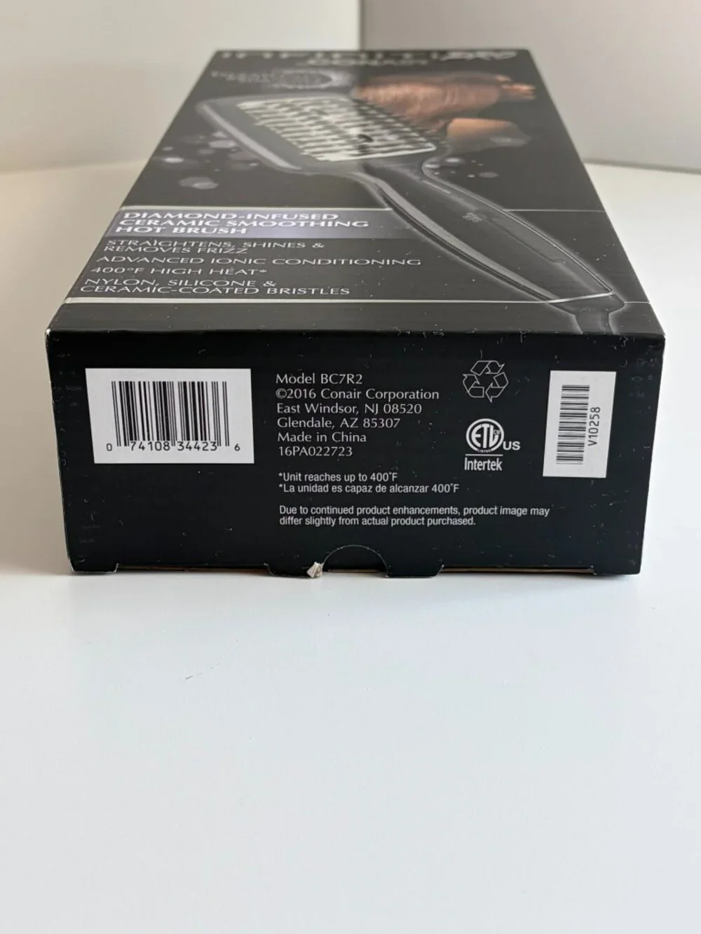 NIB Infiniti Pro by Conair Diamond Brilliance Ceramic Smoothing Hot Brush